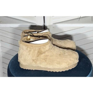 NWT Arizona Jeans Co slater faux fur foam lining booties shoes sz 7